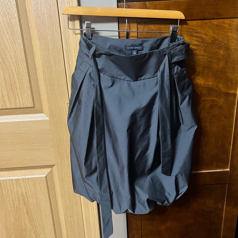 Banana Republic Dark Gray Asymmetrical Skirt